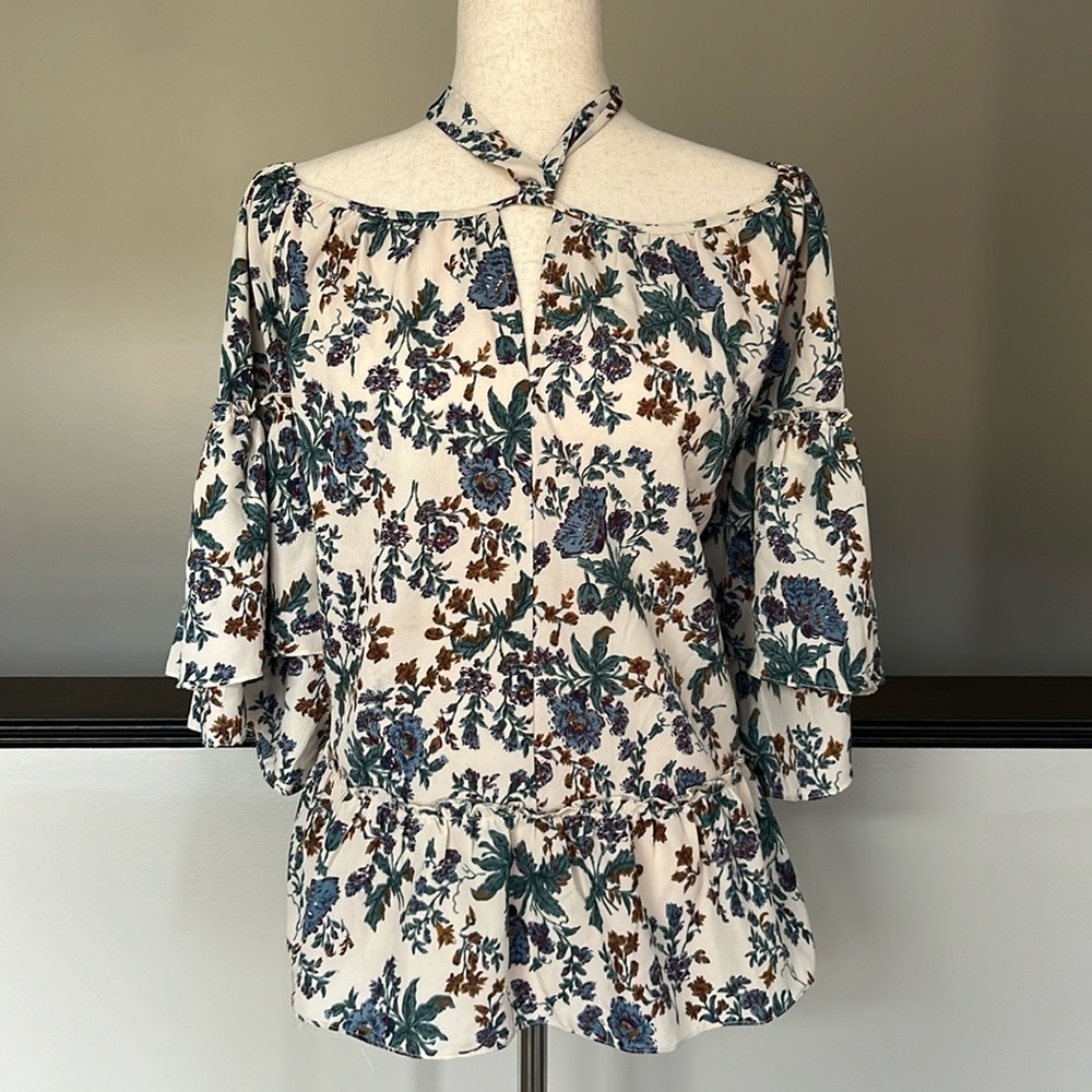 NWT UMGEE Boho floral Off The Shoulder Top